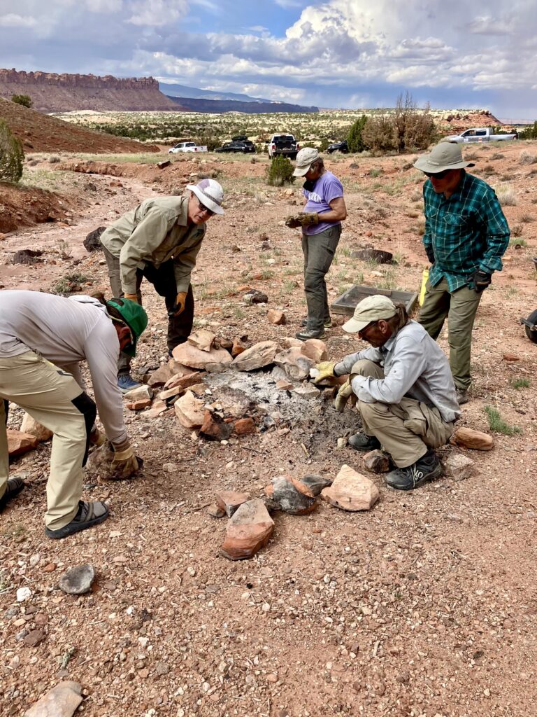 wilderness volunteers campfire cleanup