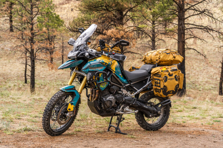 ultimate overland moto triumph tiger 2023