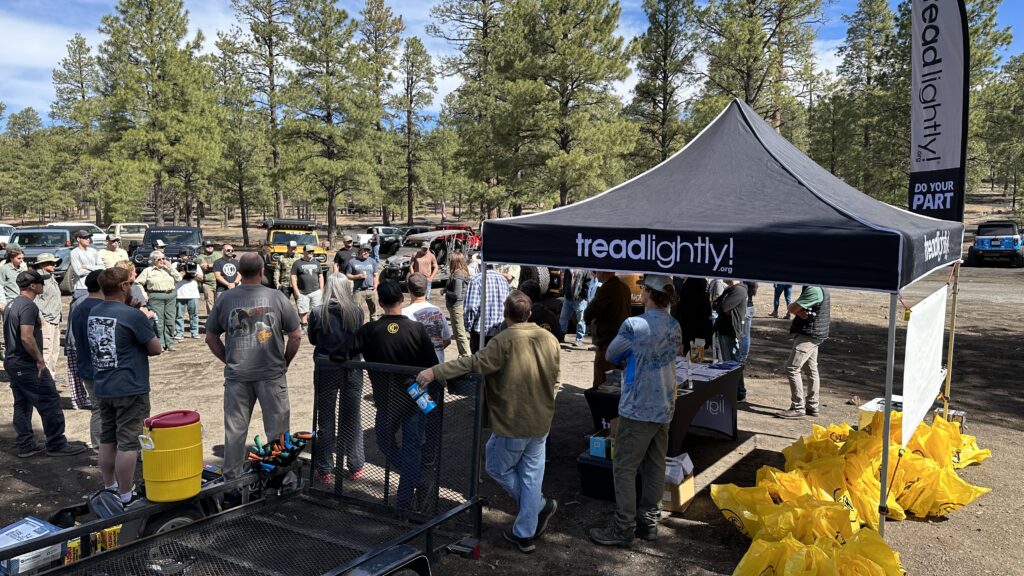 Tread Lightly! clean up at Cinder Hills OHV