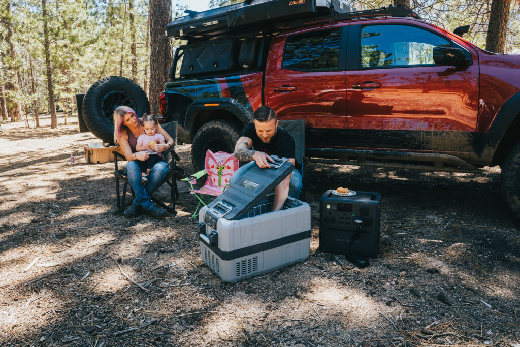 Ultimate overland Vehicle Build 2024 fridge